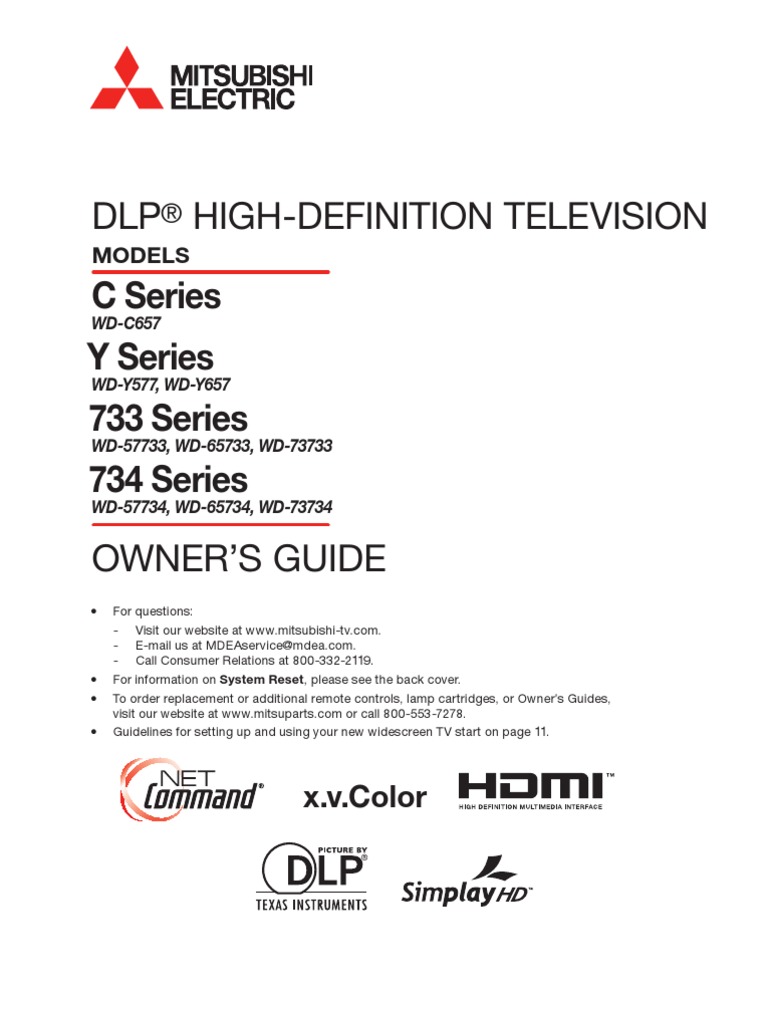 Diagram a Mitsubishi | Hdmi | Television Technology