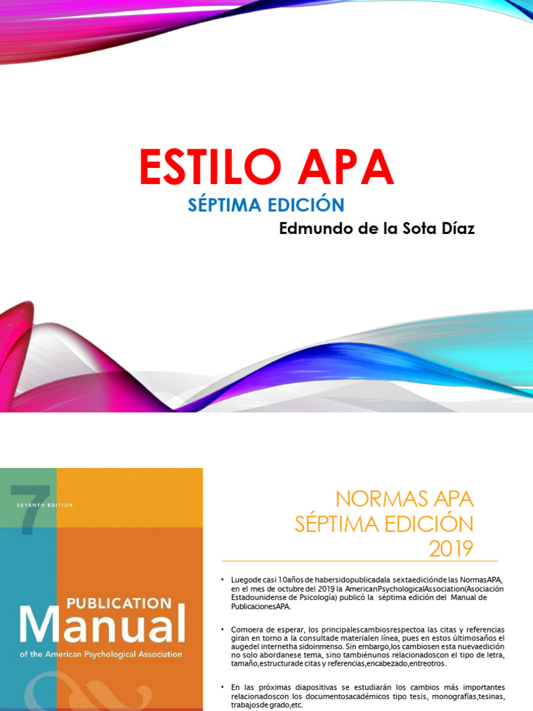 Manual Apa 7A Edición: Índice _ Guía rápida de cómo citar en APA según ...