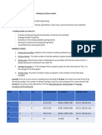 Parking and Accident Studies