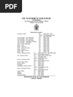 Calendar Bcom Evening 25 9 2019