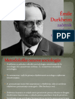 A. Emile Durkheim