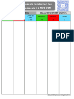 Les Nombres Entiers TABLEAU AIDE MILLIERS QR Code ALIASLILI COULEUR