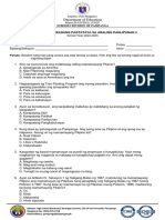 IKAAPAT NA MARKAHANG PAGTATAYA SA ARALING PANLIPUNAN 4 - v2