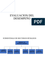 Evaluacion Del Desempeño