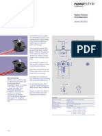 Novotechnik SP2800 Spec Sheet