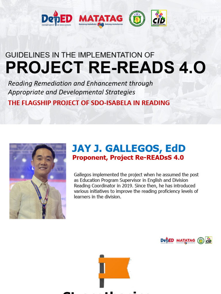 Project Re-READS 4.0 Implementation Guide | PDF