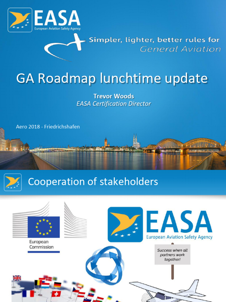 GA Roadmap Lunchtime Update AERO 2018 PDF Unmanned Aerial Vehicle Aerospace