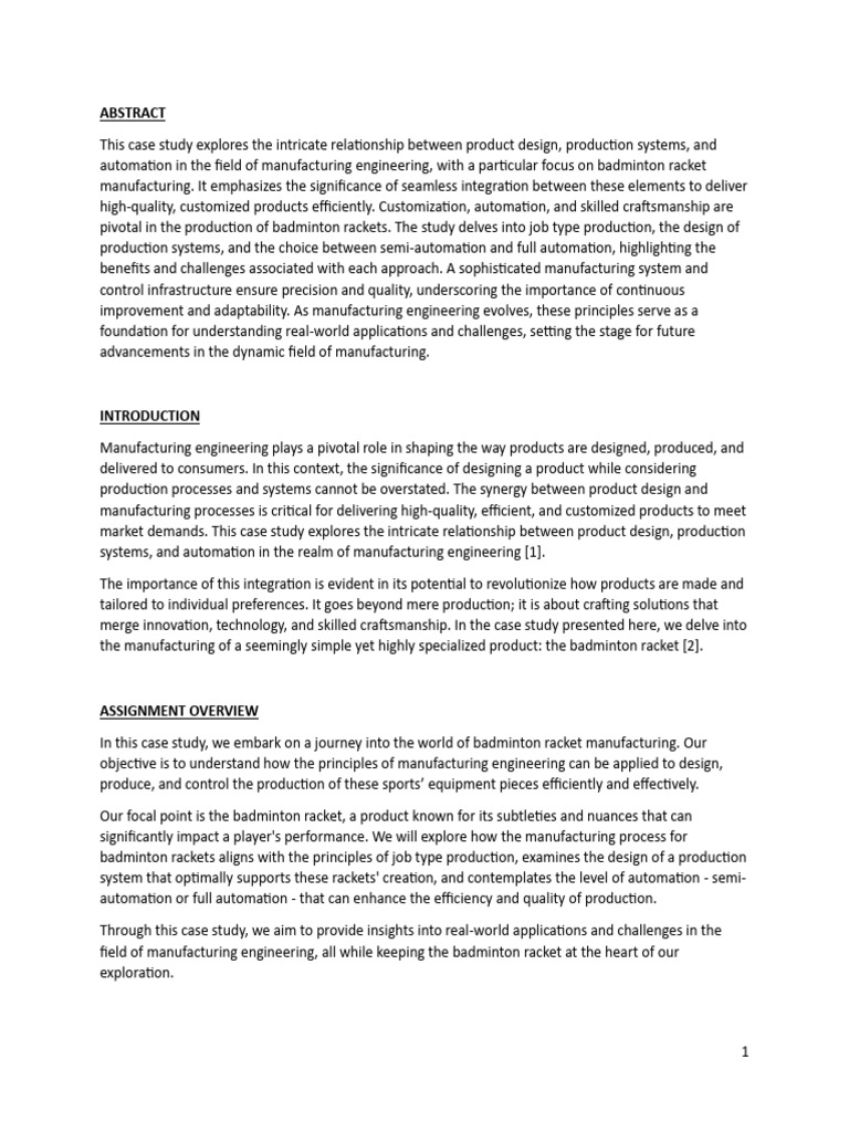 Manu Assignmnet 1 | PDF