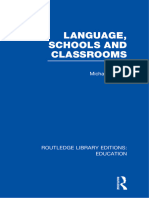 Language, Schools and Classrooms