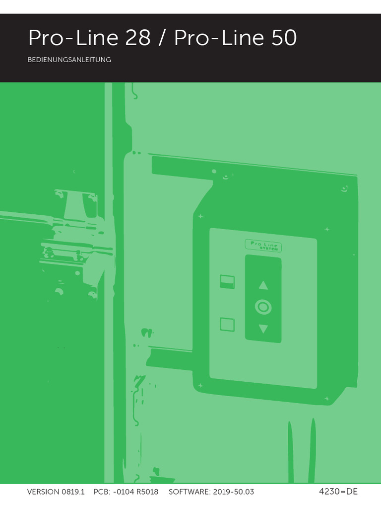 Bedienungsanleitung pro line 28 50 cnd1 software 50 03 deutsch pdf