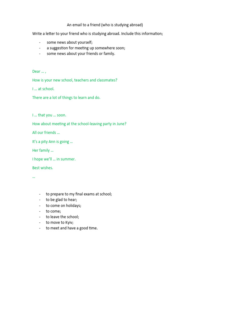 An Email To A Friend | PDF