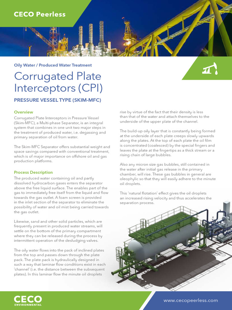 Ceco Cpi | PDF | Gases | Chemical Engineering