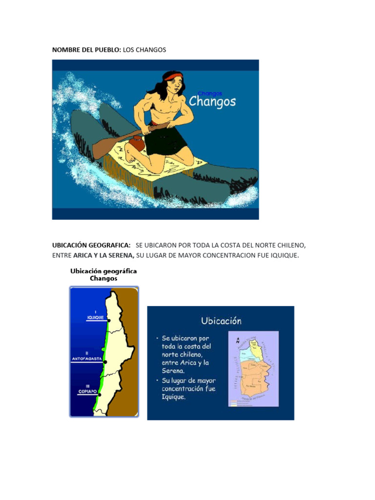 Cultura y Vida de los Changos Chilenos | PDF