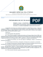 Portaria MDS N 897 de 07 de Julho de 2023gestao de Beneficios PBF 71000.054042202311