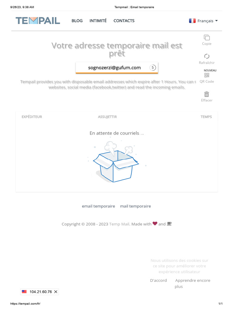 Tempmail Email Temporaire PDF