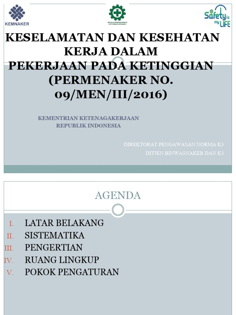 K3 pekerjan ketinggian | PDF