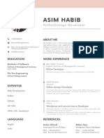 Asim Habib Resume