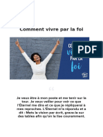 Vivre Par La Foi