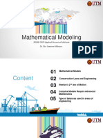 01a - Mathematical Modelling