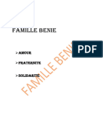 Famille Benie PDF