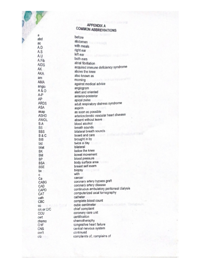 COMMONABBREVIATIONS PDF