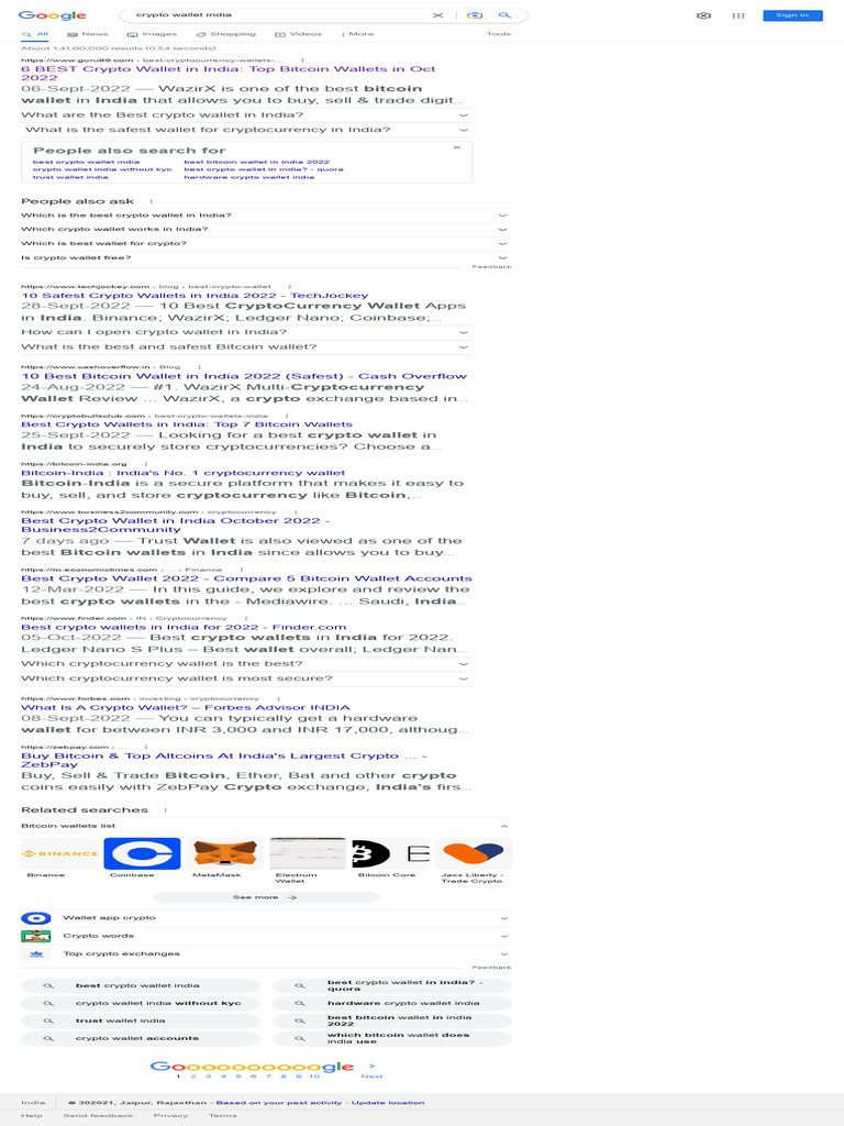 Crypto Wallet India - Google Search | PDF