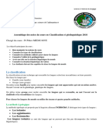 Classifiation Et Geolintique L1