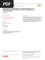 La Démarche de L'indormatisation