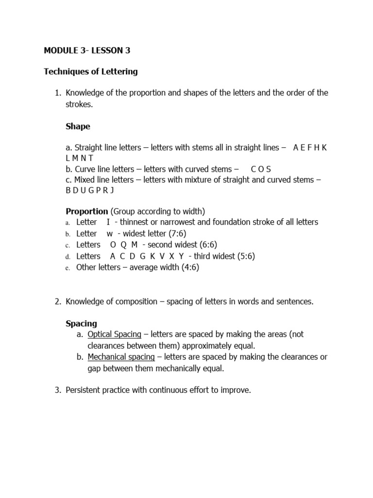 Module-3-Lesson-3 | PDF