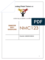 NMC 123 Questions Semester Test 1