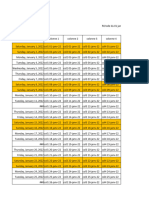 Calendrier Vierge