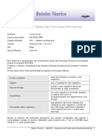 FIS - Caracteristicas Gerais Instrucoes Normativas