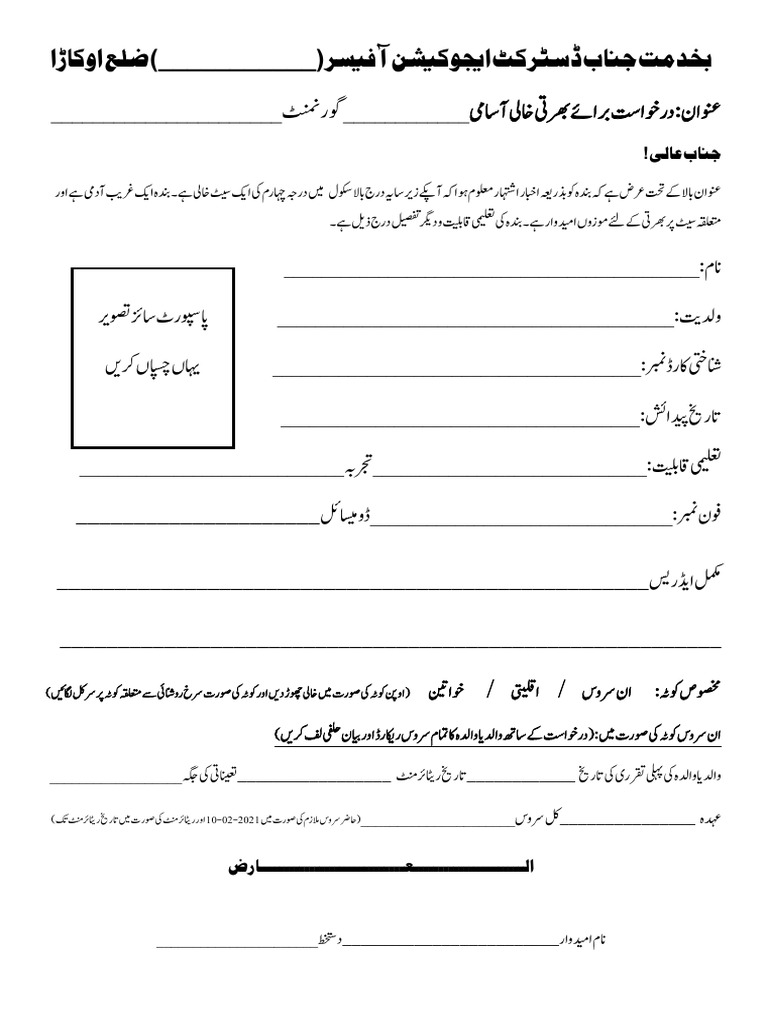 Application Form C-IV 2022 | PDF