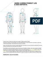 Comment Prendre Correctement Les Mensurations Des Enfants