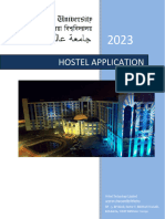 User Manual of Hostel Application Form