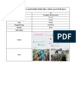 Dokumen Survei Aksesoris Perumda Tirta Kanjuruhan: Nama Air Baku Diameter Alamat Unit Tanggal Pasang Kondisi Keterangan