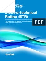 Electro Technical Rating ETR Guideline
