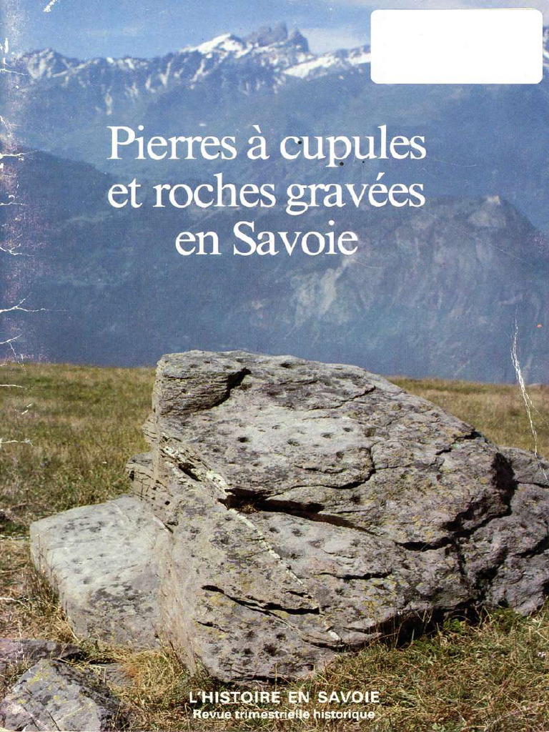 Art rupestre en Savoie pierres à cupules PDF — free download