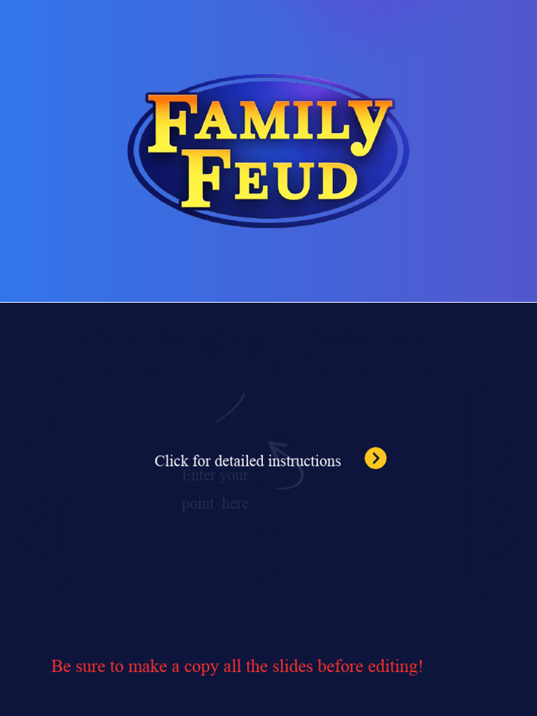 Arkadium Family Feud mobile app interface on a smartphone