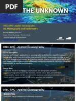 Hydrography and Bathymetry