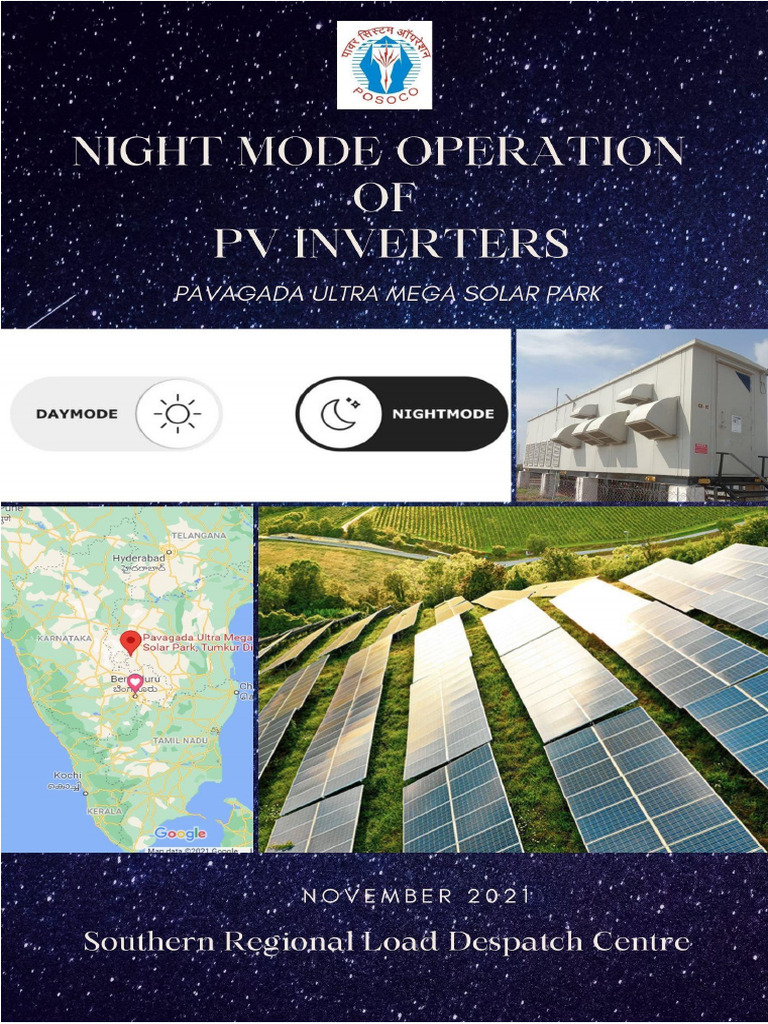 Draft Report On Night Mode Operation (Trial) of PV Inverters | PDF ...