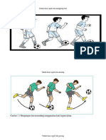 Teknik Dasar Sepak Bola Menggiring Bola