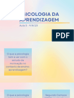 Psicologia Da Aprendizagem