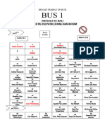 Denah Tempat Duduk 22-23 Menuju Ke Bali