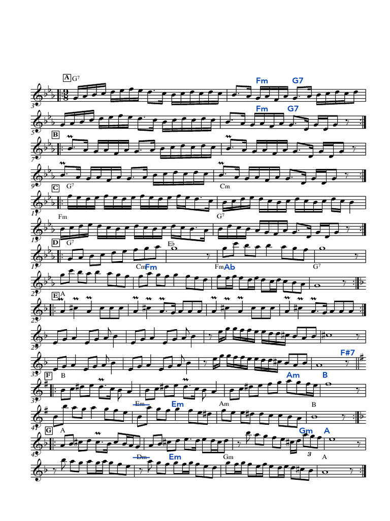 Balkanski Cocek Score | PDF