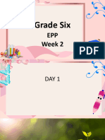 Grade 6 EPP-WEEK 2
