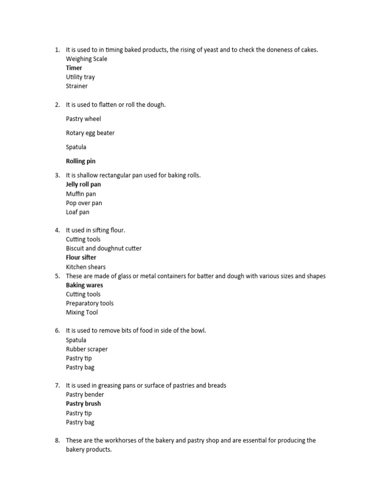 Diagnostic Draft PDF Baking Dough