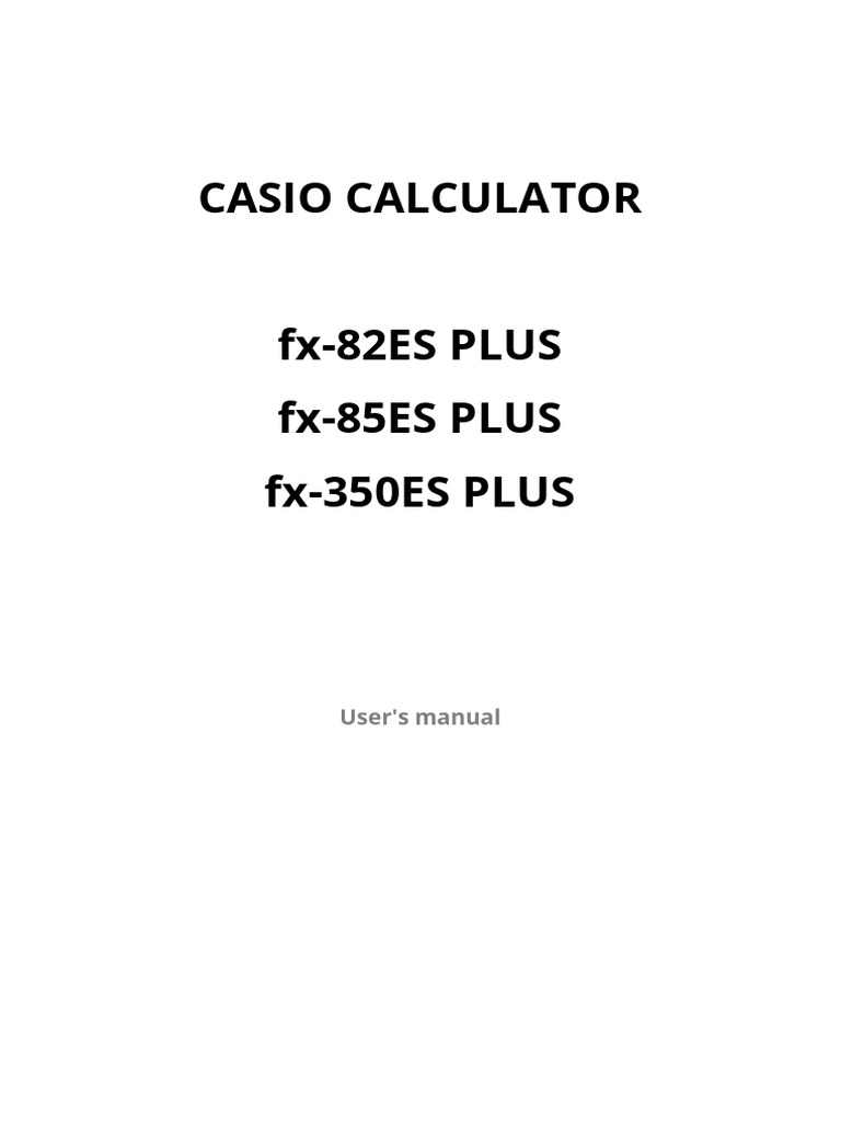 CASIO Kalkulacka Download Free PDF Parameter Computer Programming 