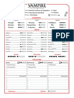 Vampire V5 Predator Types Overview | PDF