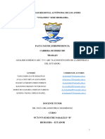 Analisis Jurídico Art. 75 y Art 76 Cre PDF